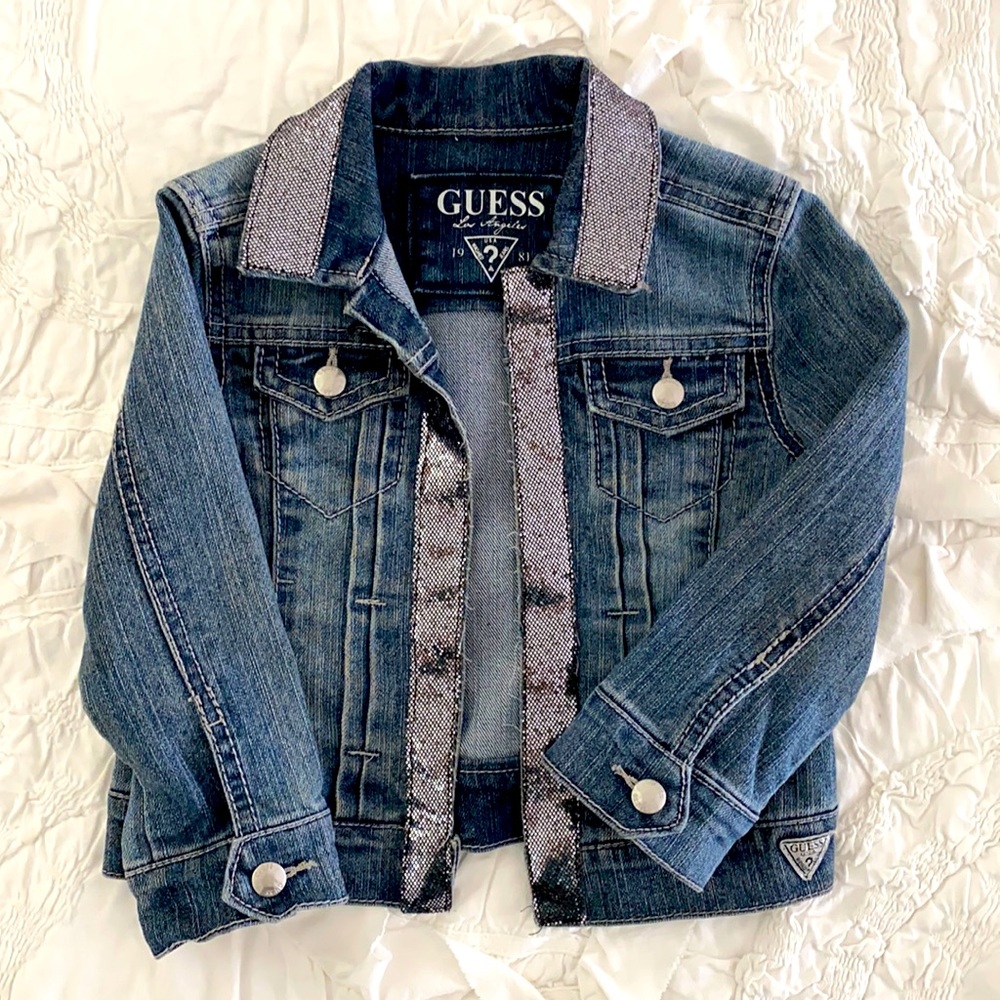 Guess brand kids Jean jacket 3T